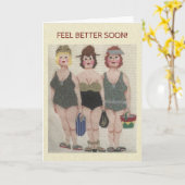 VOEL JE SNEL BETER HUMOR VOOR EEN GET WELL KAART (Gele Bloem)