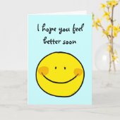voel je snel beter kaart (Gele Bloem)