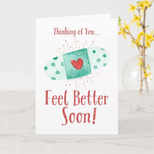 Voel je snel beter kaart (Gele Bloem)