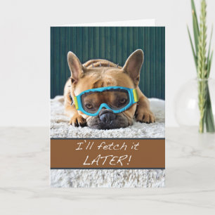 Voel je snel beter met Dog-moe French Bulldog Kaart