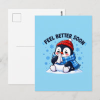 Voel je snel beter Pinguïn Snel Beter Groet