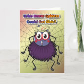 Voel je snel beter Spider Humor worden goed Kaart (Voorkant)