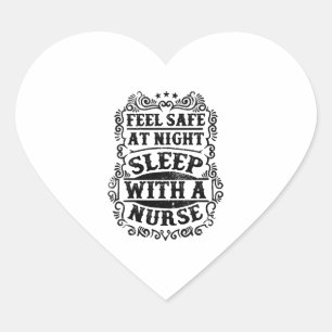 Voel je veilig in de nachtrust met een verpleegste hart sticker