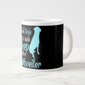 Voel je veilig in de nachtslaap met een rottweiler grote koffiekop (Voorkant rechts)