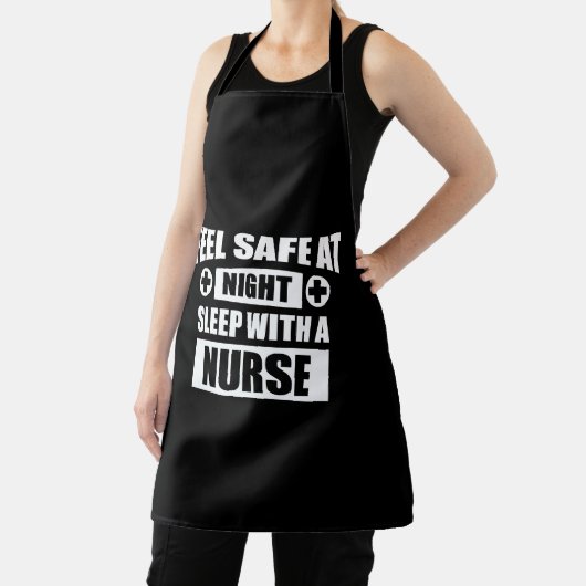 Voel je veilig in nachtslaap met een verpleegster schort (Insitu)