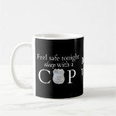Voel je veilig vanavond! koffiemok (Links)