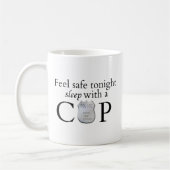 Voel je veilig vanavond! koffiemok (Links)