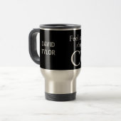 Voel je veilig vanavond. reisbeker (Voorkant links)