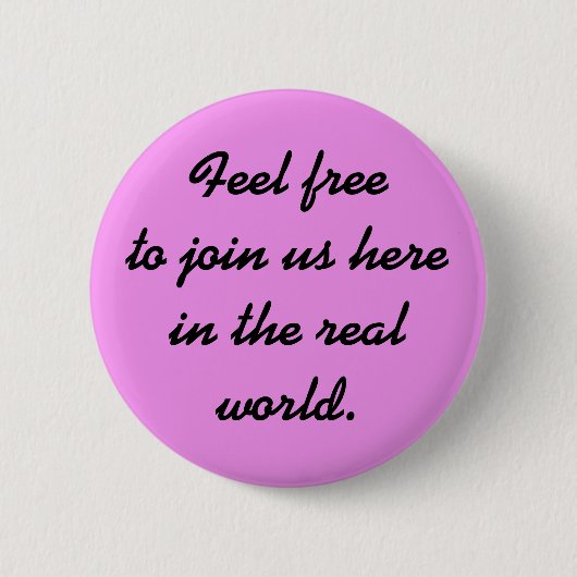 Voel je vrij ronde button 5,7 cm (Voorkant)