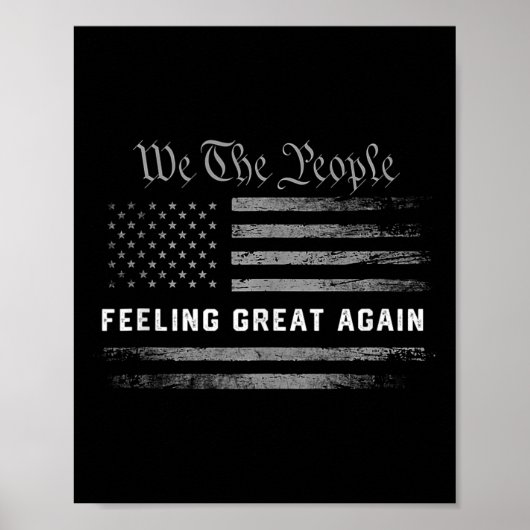 Voel je weer geweldig Trump 2024 Poster (Voorkant)