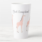 Voel je zelfverzekerd Bereik voor de Sterren Water Latte Mok (Voorkant)