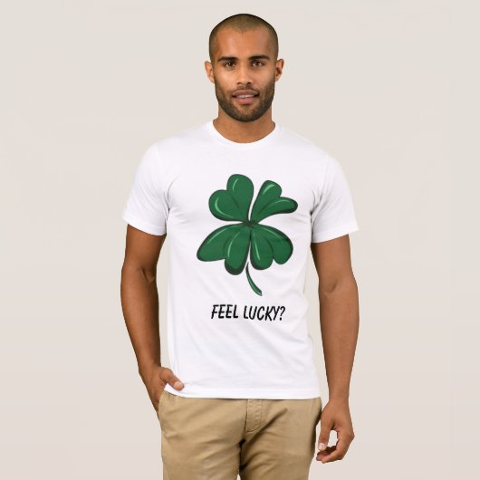 Voel Lucky T-shirt (Voorkant volledig)