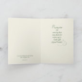 Voel me beter, de Rode Godsdienstige Bloem van de Feestdagen Kaart (Binnen)