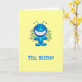 Voel me beter! kaart (Gele Bloem)