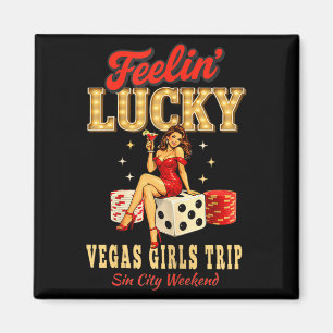 Voel me gelukkig meidenreis naar las vegas vakanti magneet