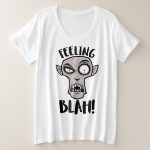 Voel me Rot Nosferatu Vampier Grote Maat T-shirt