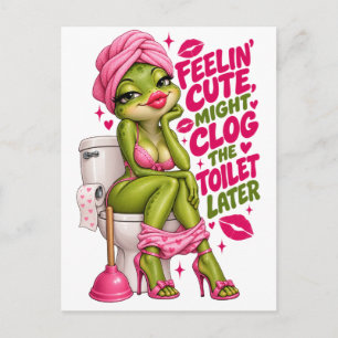 Voel me schattig, zorg misschien later voor een ve briefkaart