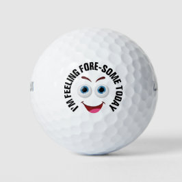 Voel me vandaag een beetje grappig woordspeling golfballen
