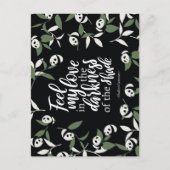 Voel mijn liefde in de duisternis van de schaduw B Briefkaart (Voorkant)