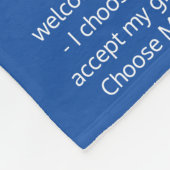 Voel mijn schoonheidskankergedicht Angel Art Soft Fleece Deken (Hoek)