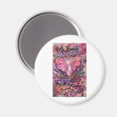 Voel mijn schoonheidsroze kankerengel magneet (Voorkant / Achterkant)