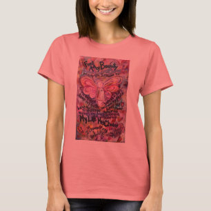 Voel mijn schoonheidsroze kankerengel t-shirt