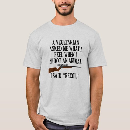 Voel terugstoot grappig jacht T-shirt (Voorkant)