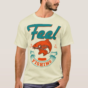Voel vissen Mannen basic T-shirt