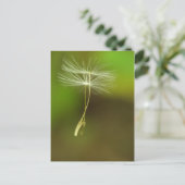 Voel vrij - vliegende Dandelion-zaden Briefkaart (Staand voorkant)