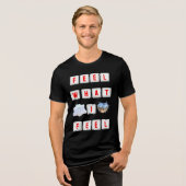Voel Wat Ik Voel Tri-Blend Shirt (Voorkant volledig)