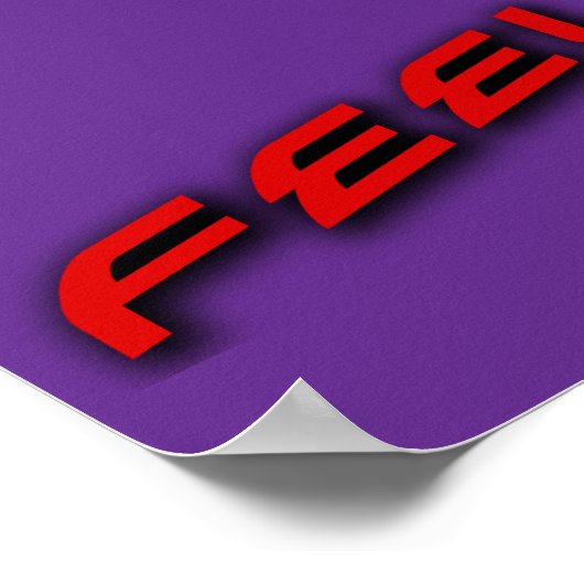 VOEL ZIJN HAAST POSTER (Hoek)