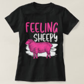 Voelen Schaap Pun 2Boer Schaap Liefhebber T-shirt (Design voorkant)