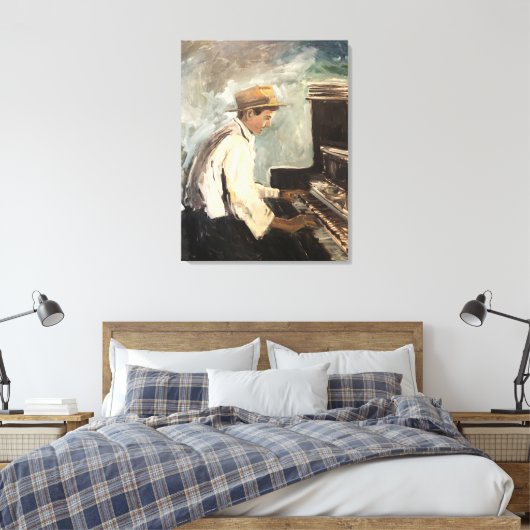 VOELEN VAN DE GELUIDEN CANVAS AFDRUK (Insitu (Slaapkamer))