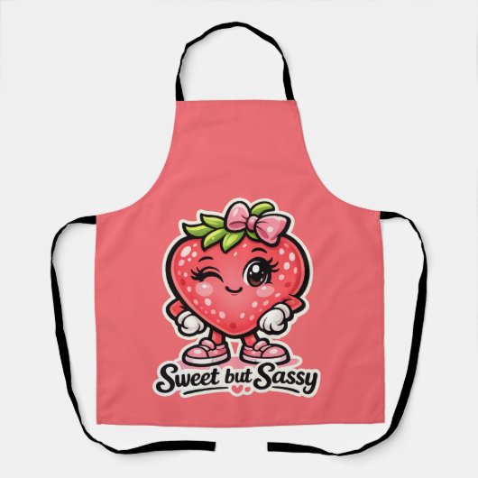 Voelend Fruitig - Zoet maar Sassy - Eet-vrienden Schort (Voorkant)