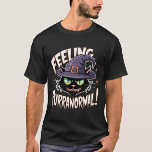 Voelend Purranormale Heks Zwarte Kat Liefhebber T-shirt