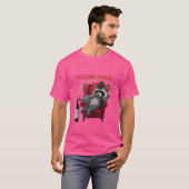 Voelend Wilde Wasbeer Grappige Opossum T-shirt (Voorkant volledig)