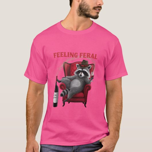Voelend Wilde Wasbeer Grappige Opossum T-shirt (Voorkant)