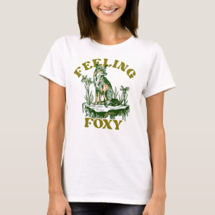 Voelende Foxy Flirty Schattigee Vos Gift voor haar T-shirt