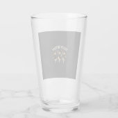 Voelende Heks Halloween Heksendans Glas (Achterkant)