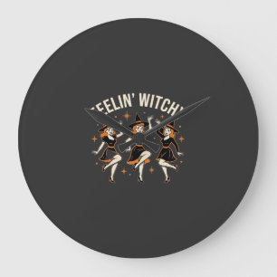 Voelende Heks Halloween Heksendans Grote Klok