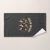 Voelende Heks Halloween Heksendans Handdoek (Handdoek)