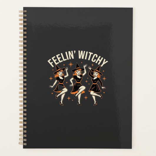 Voelende Heks Halloween Heksendans Planner (Voorkant)