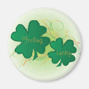 Voeling echt 🍀 Lucky St. Patrick Day Clover Magneet