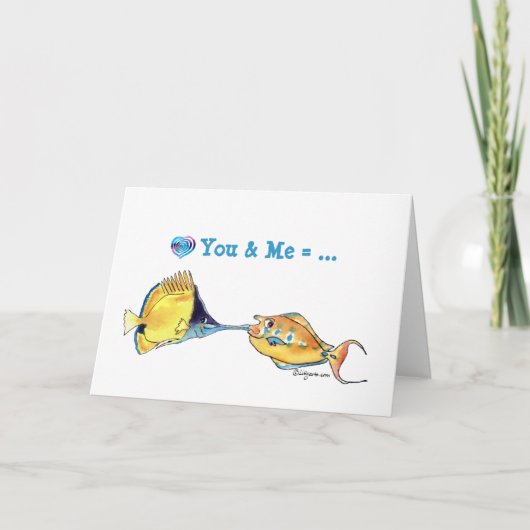 Voeling FrenSEA Valentijnsdag Kaart (Voorkant)