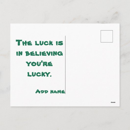 Voeling met een hond en een pot goud St. Patrick Feestdagenkaart (Achterkant)