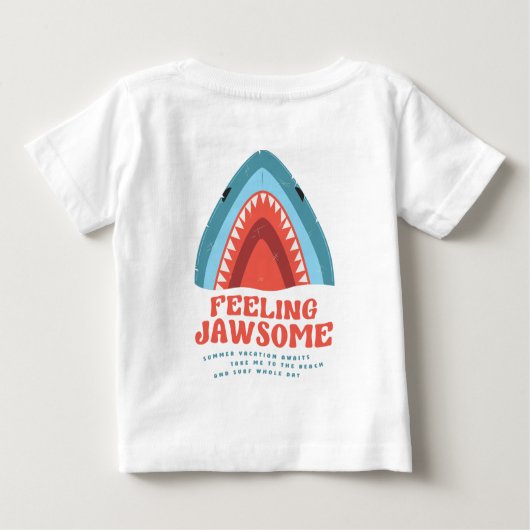 Voeling met Jawsome Shark Funny Summer Puns (Achterkant)