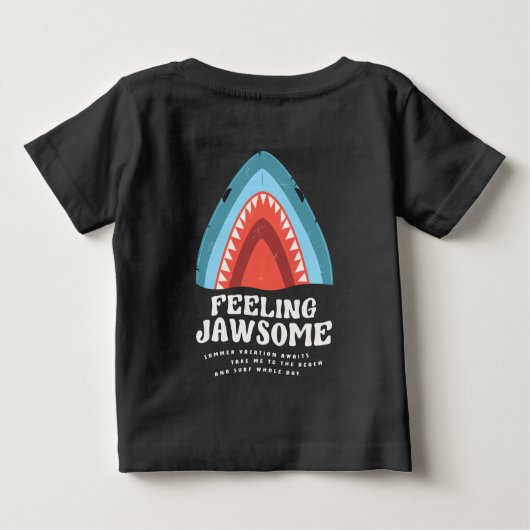 Voeling met Jawsome Shark Funny Summer Puns (Achterkant)