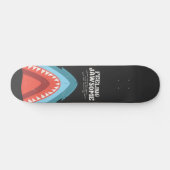 Voeling met Jawsome Shark Funny Summer Puns Beach Persoonlijk Skateboard (Horizontaal)