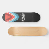 Voeling met Jawsome Shark Funny Summer Puns Beach Persoonlijk Skateboard (Horizontaal)