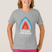 Voeling met Jawsome Shark Funny Summer Puns T-shirt (Voorkant)